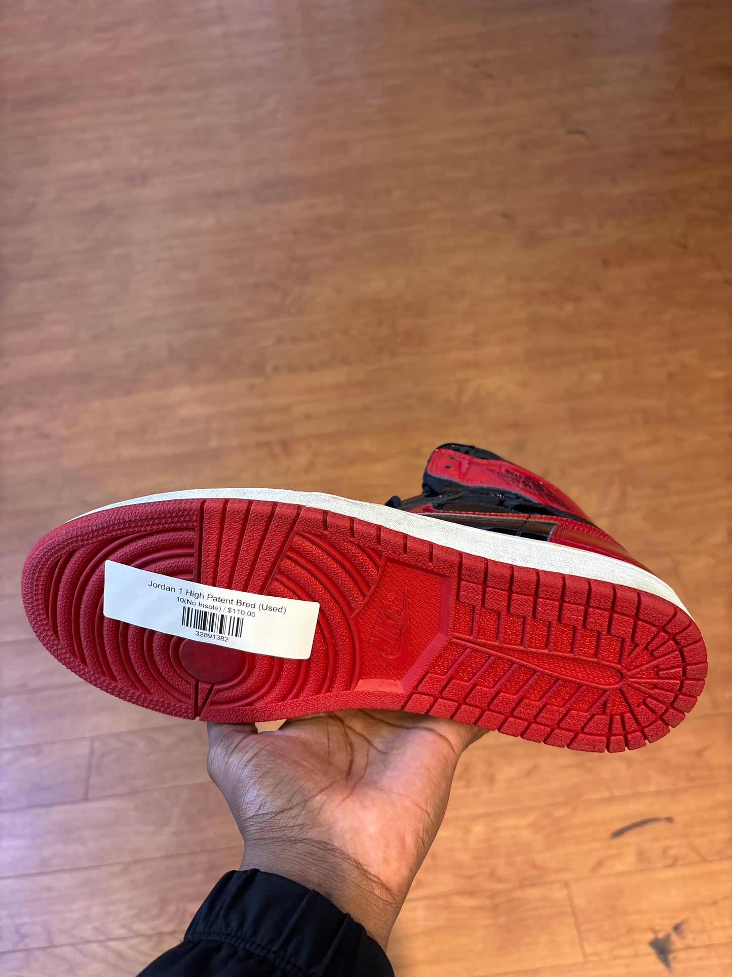 Jordan 1 High Patent Bred (Used)