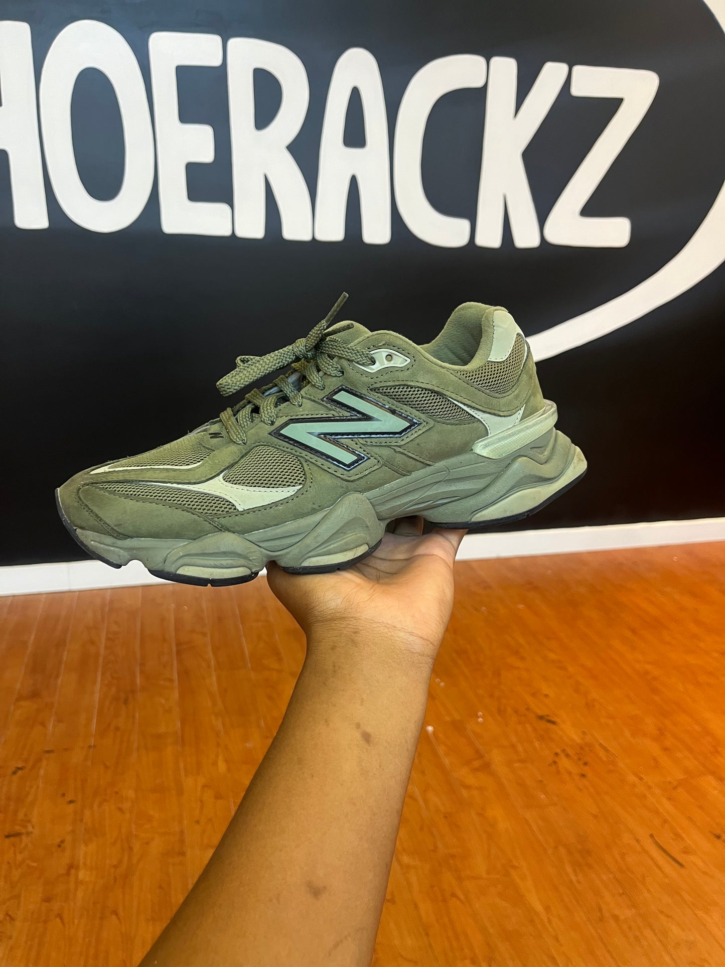 New Balance 9060 Dark Olive (Used)