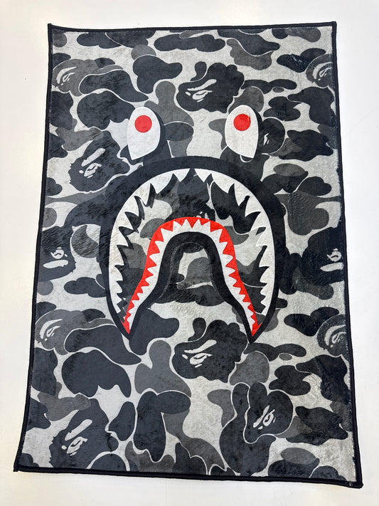 Bape Camo Black/Grey Rug