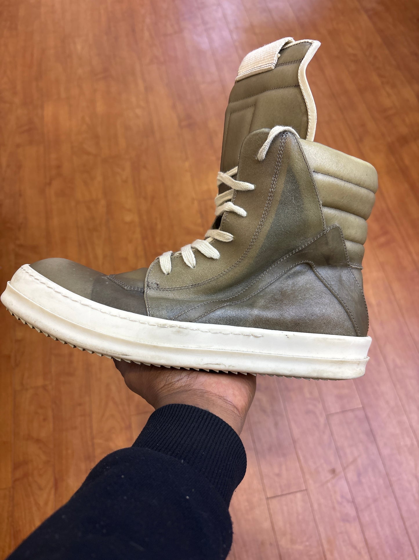 Rick Owens High Hollywood Geobasket Dust Milk (Used)