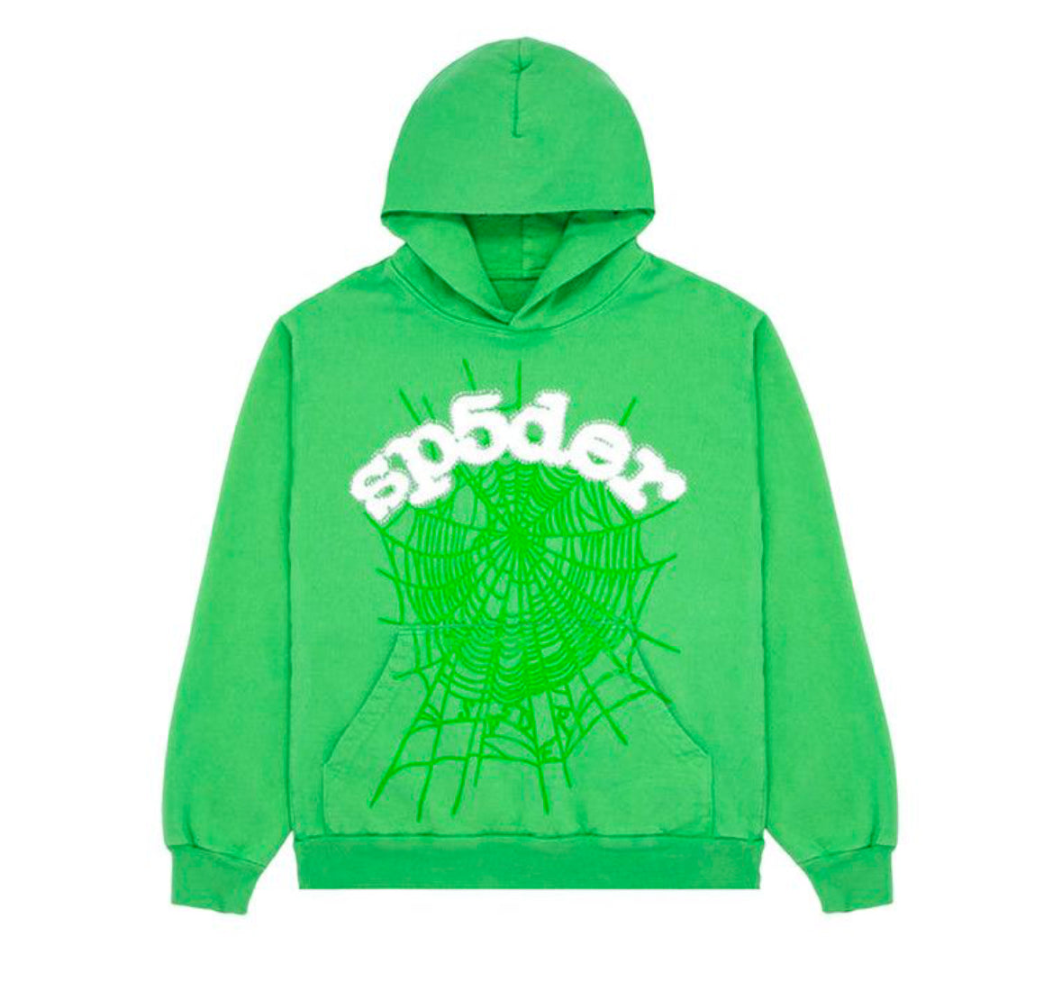 Sp5der Slime Green Hoodie