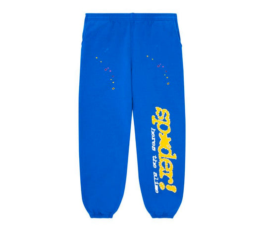 Sp5der TC Blue Sweatpants