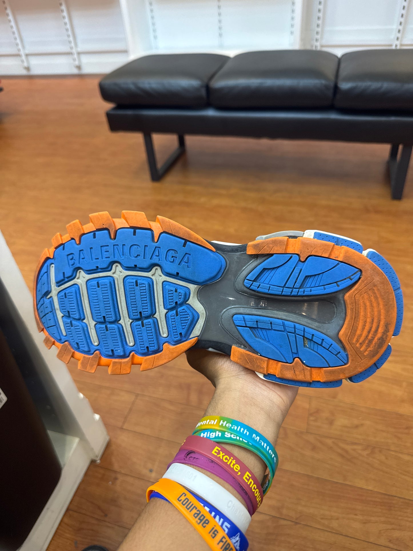 Balenciaga Track Orange Blue