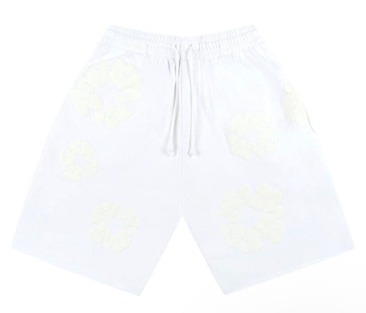 Denim Tears Mono White Shorts