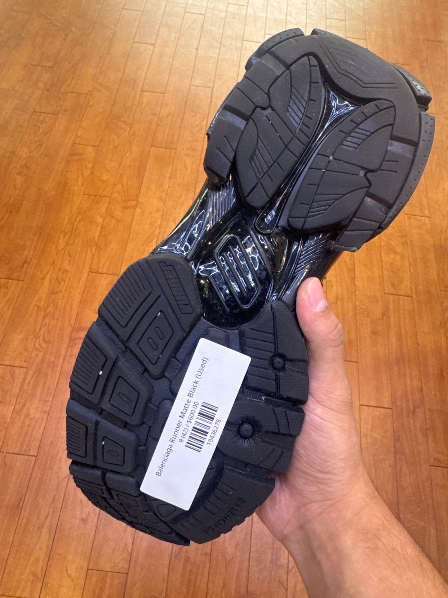 Balenciaga Runner Matte Black (Used)