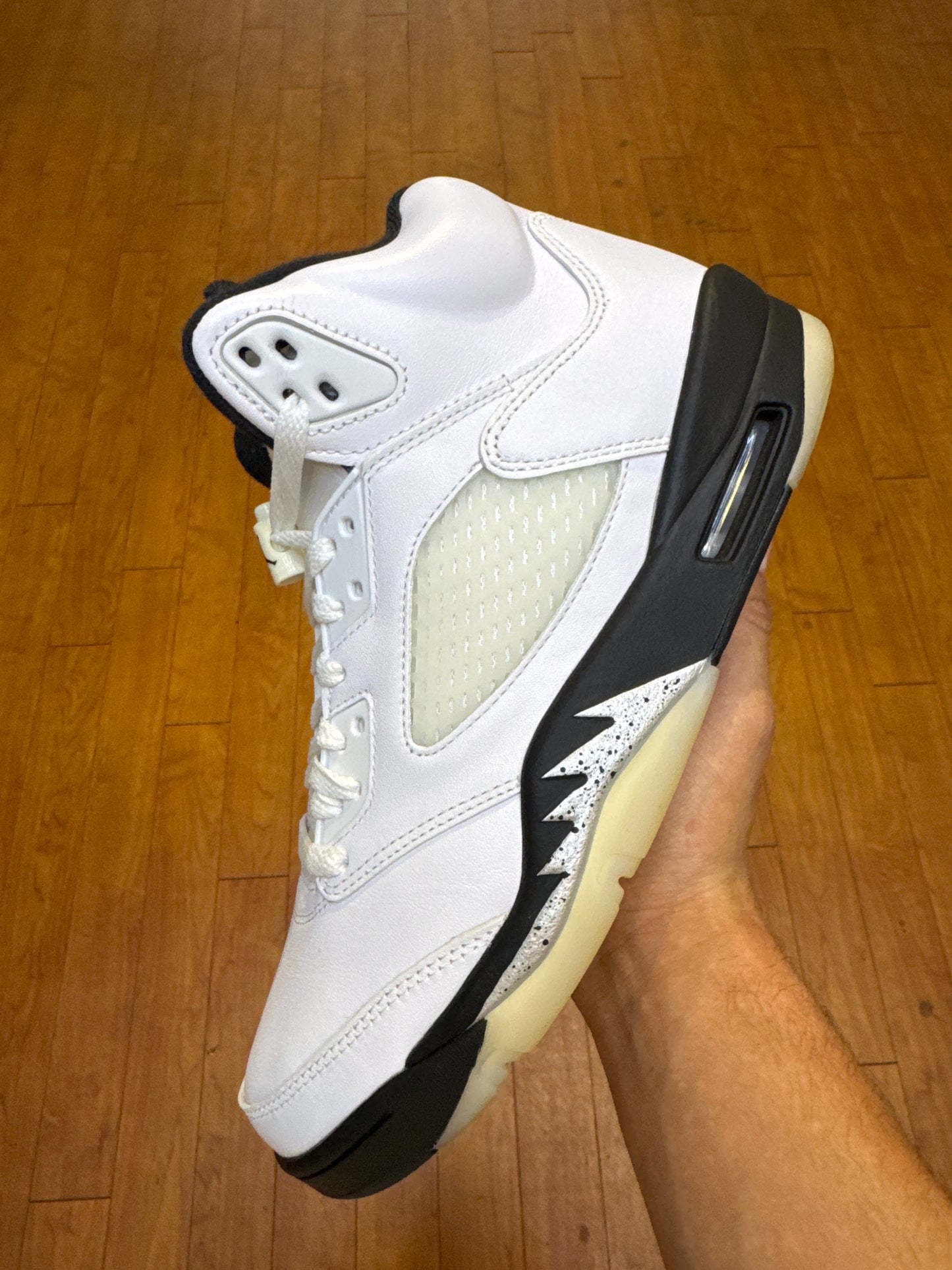 Jordan 5 White Black (Used)