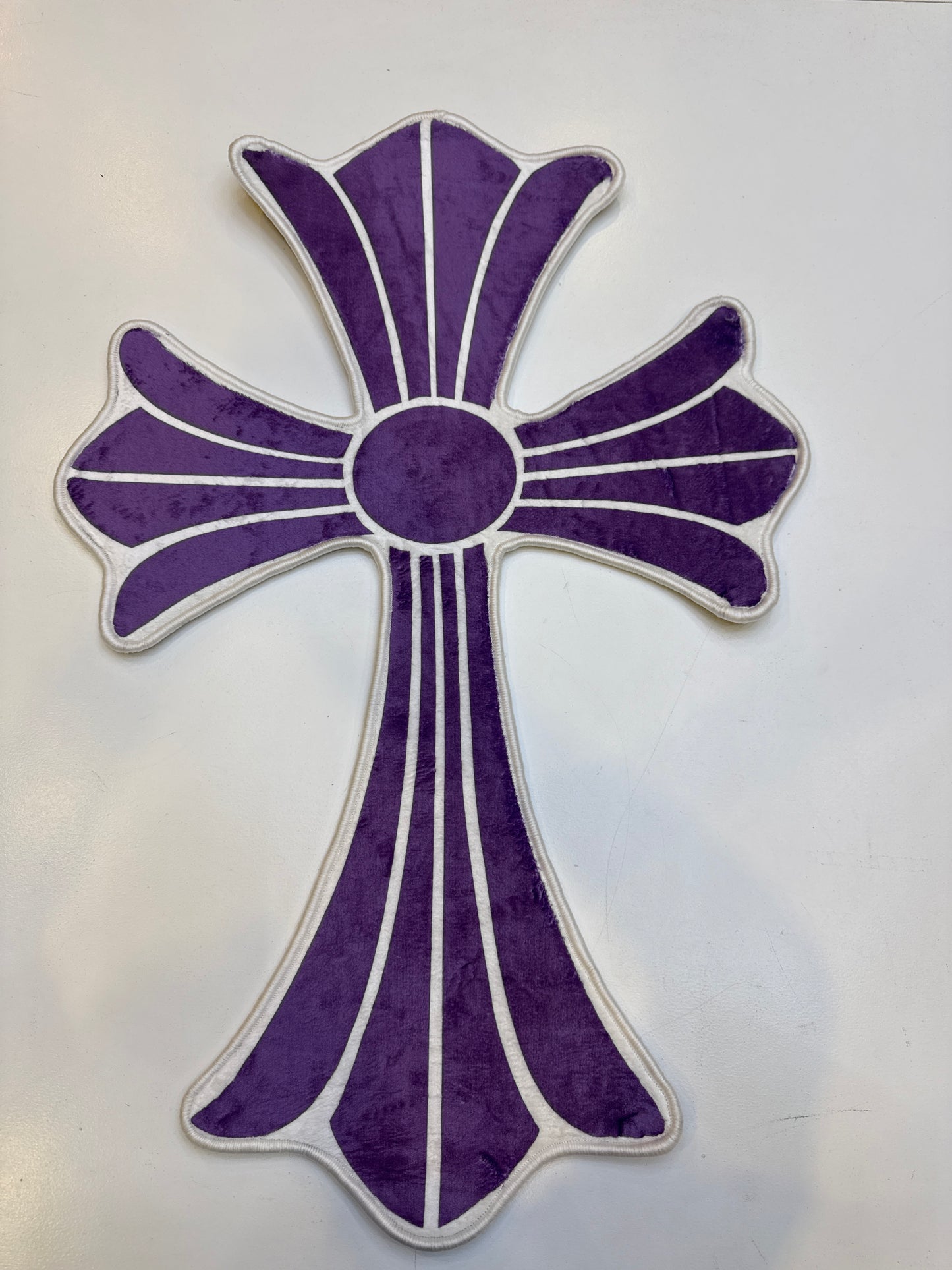 Chrome Hearts Purple Cross Rug