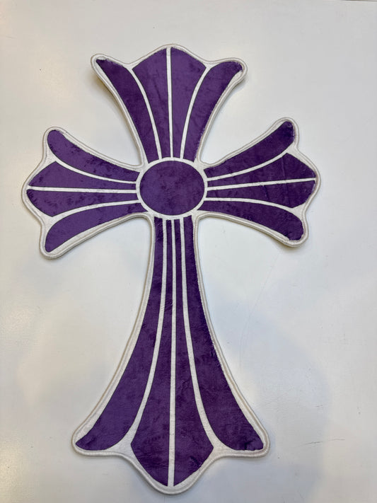 Chrome Hearts Purple Cross Rug