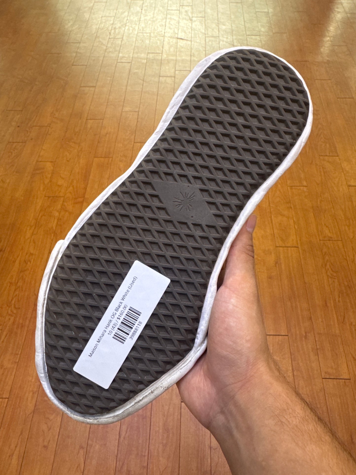 Maison Mihara Hank OG Black White (Used)