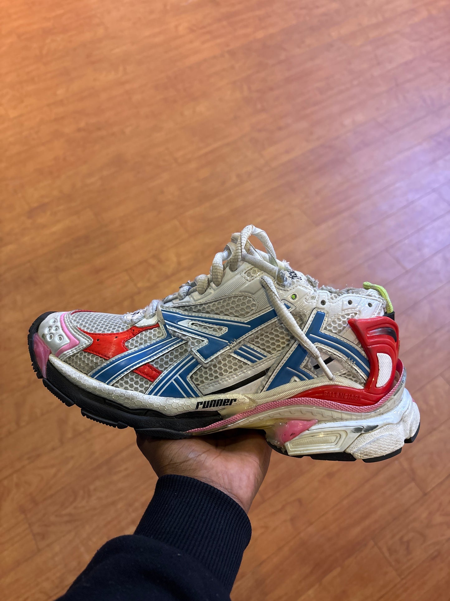 Balenciaga Runner White Multi Color (Used)