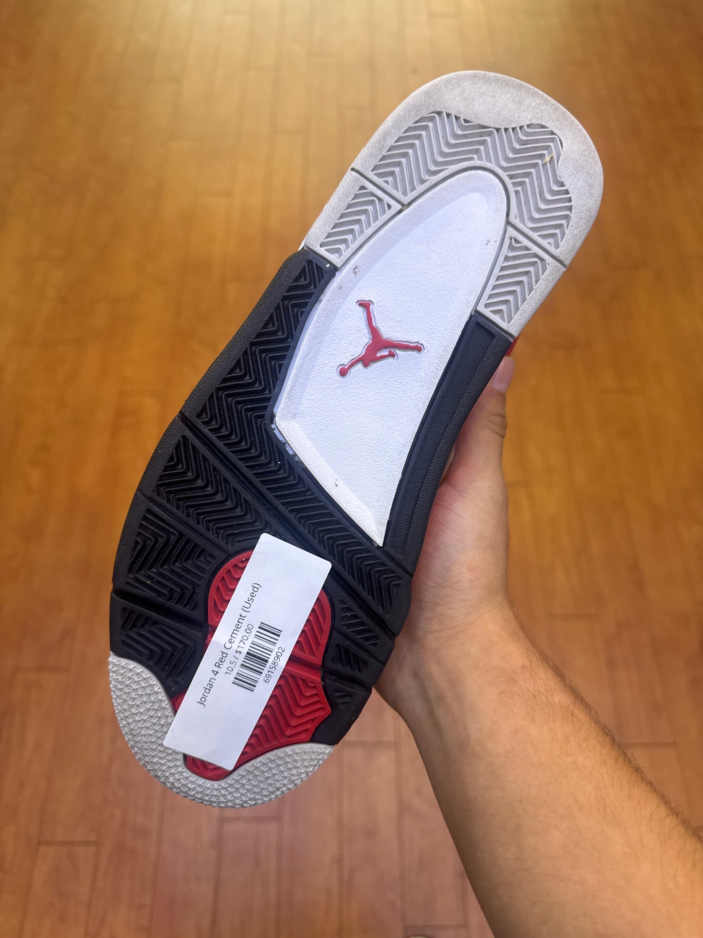Jordan 4 Red Cement (Used)