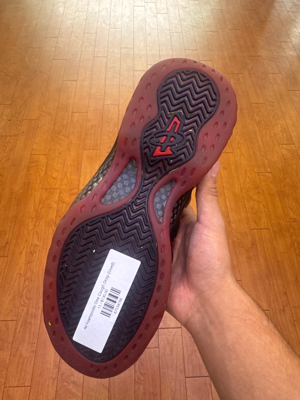 Air Foamposite One Cough Drop (Used)
