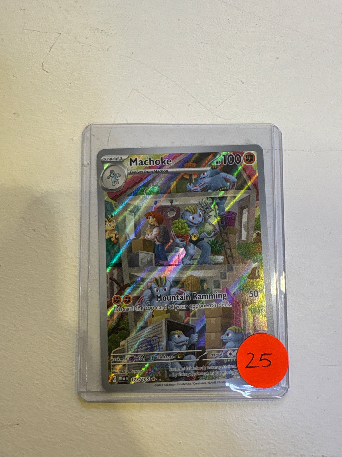 Machoke Pokemon Card
