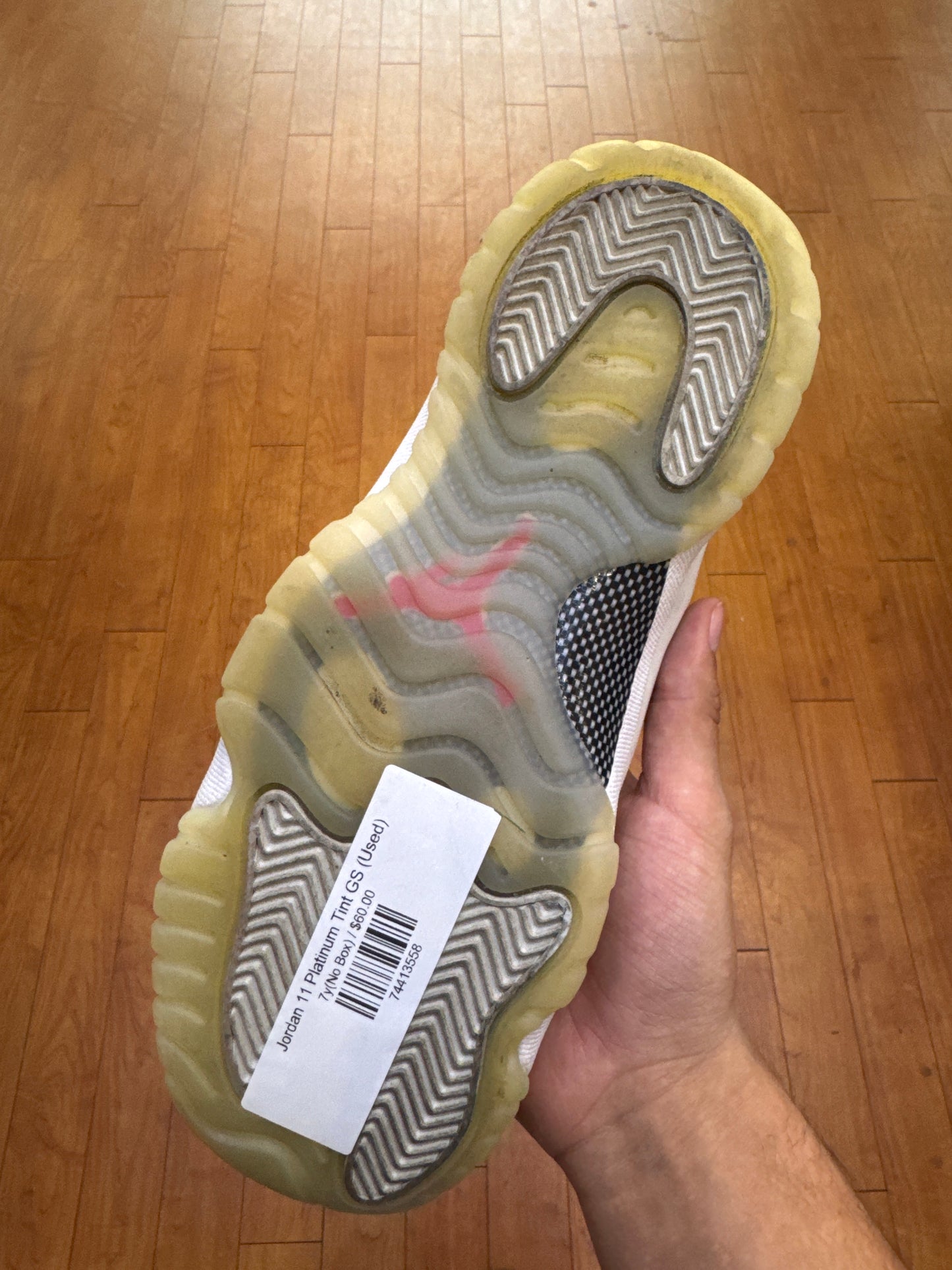 Jordan 11 High Platinum Tint GS (Used)