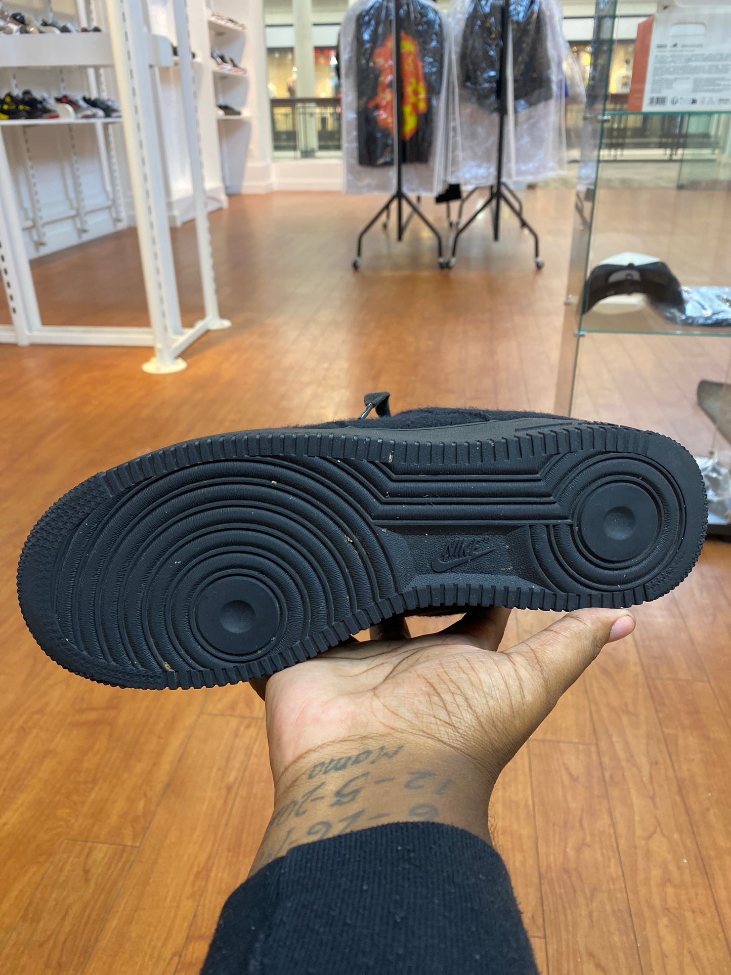 Stussy X Air Force 1 Triple Black (Used)