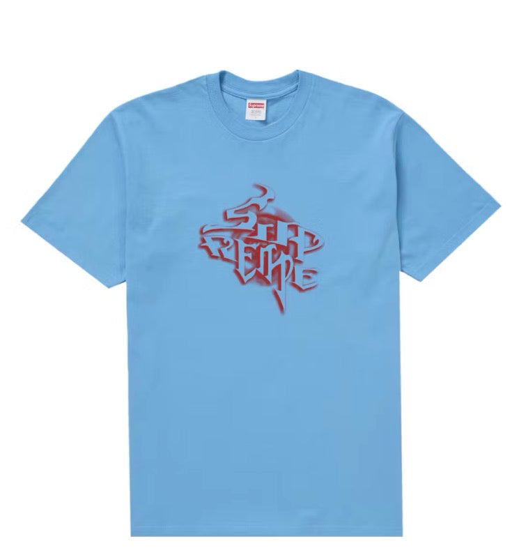 Supreme Smoke Tee Bright Blue