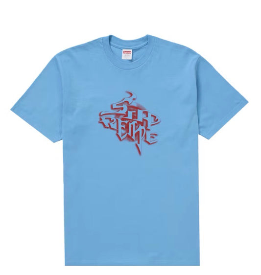 Supreme Smoke Tee Bright Blue