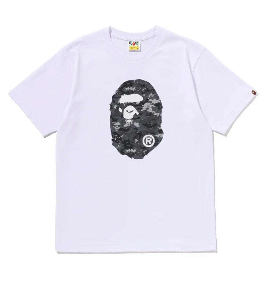 BAPE Multi Pixel Camo Ape Head Tee