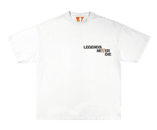 Vlone X Juice Wrld Butterfly White Tee