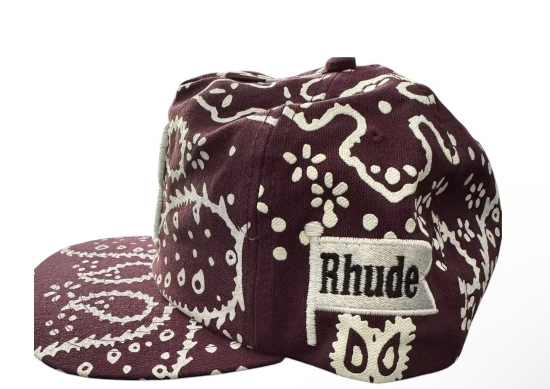 Rhude R Hat Maroon