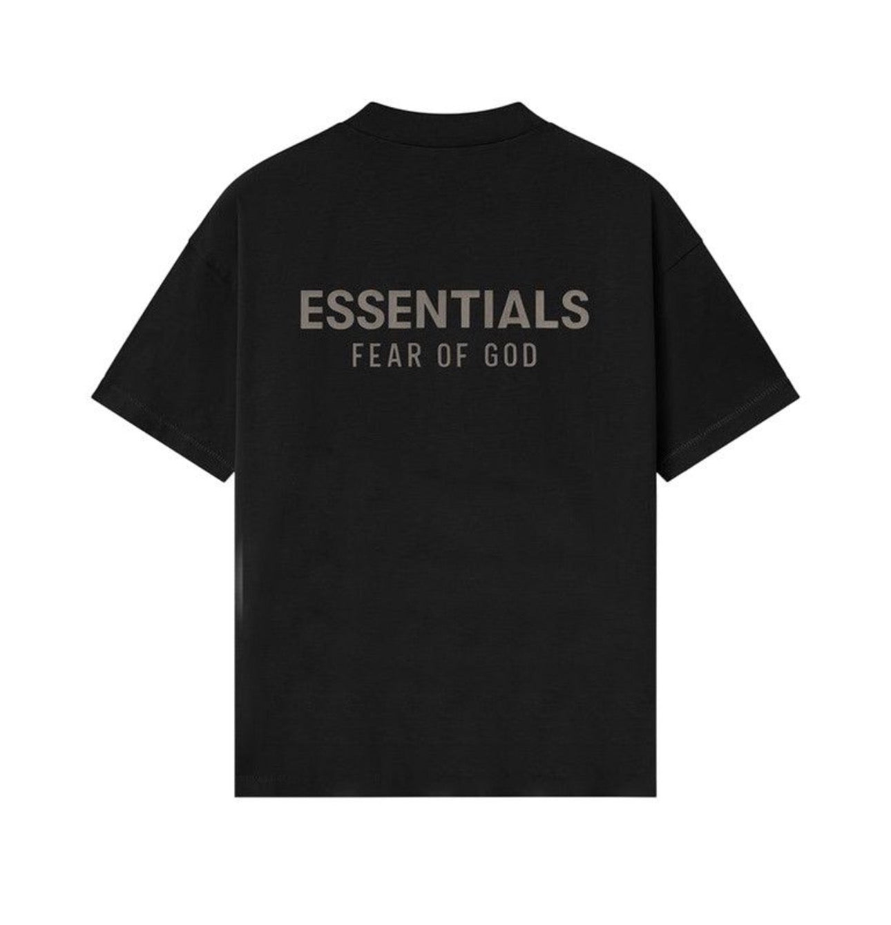 Essentials Metallic Black Tee