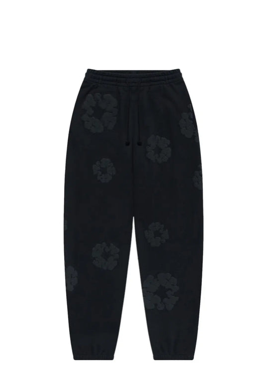 Denim Tears Black Monochrome Sweatpants