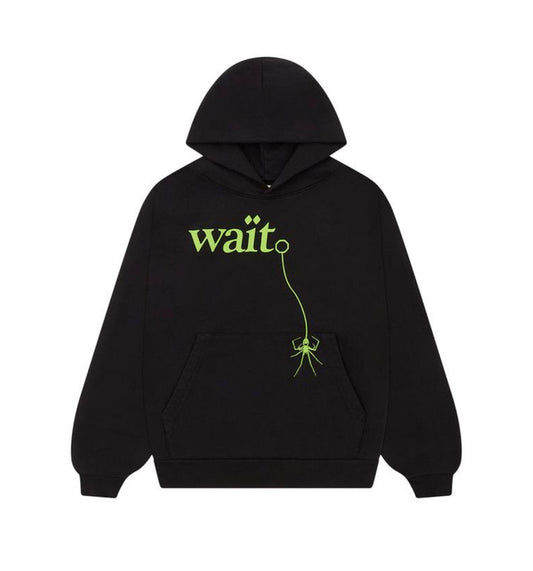 Sp5der Wait Black Hoodie