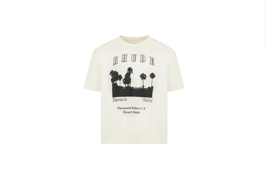 Rhude Thousand Palms Tee Vintage White