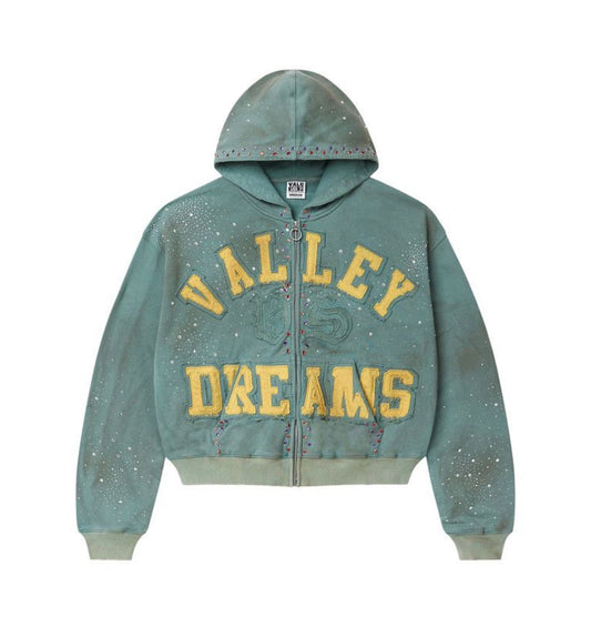Vale Forever Bank Zip Up Dark Mint