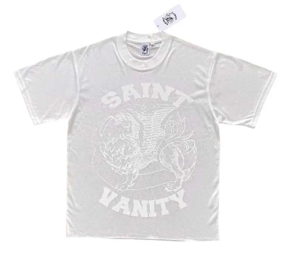Saint Vanity Griffin Tee White Out Monochrome