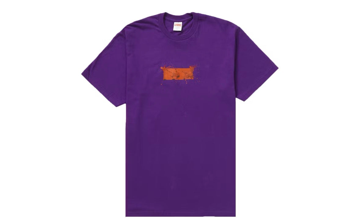 Supreme Ralph Steadman Box Logo Tee Purple