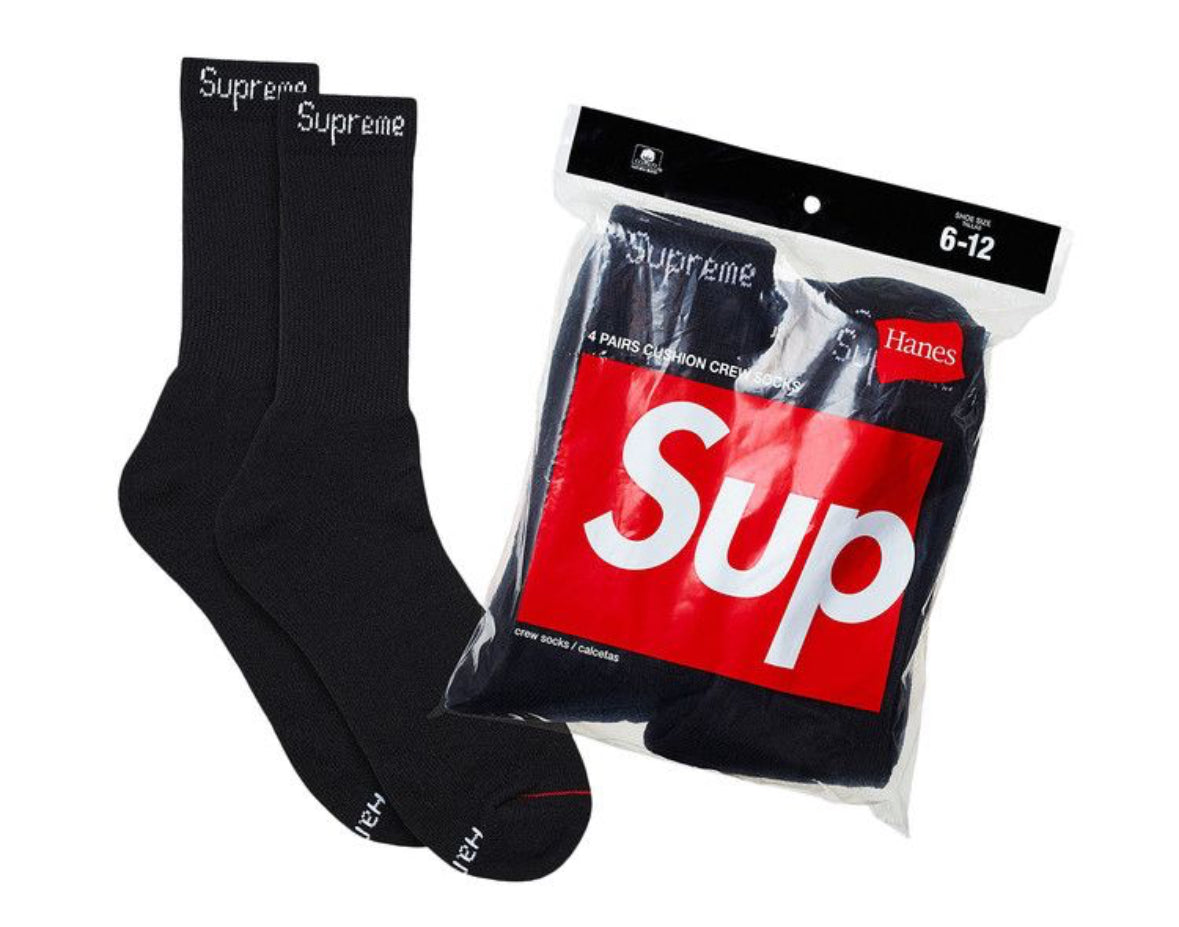 Supreme Socks Black