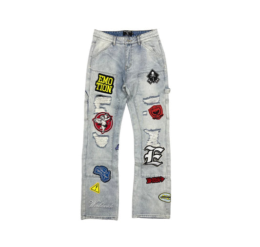 Mixed Emotion Worker Jeans