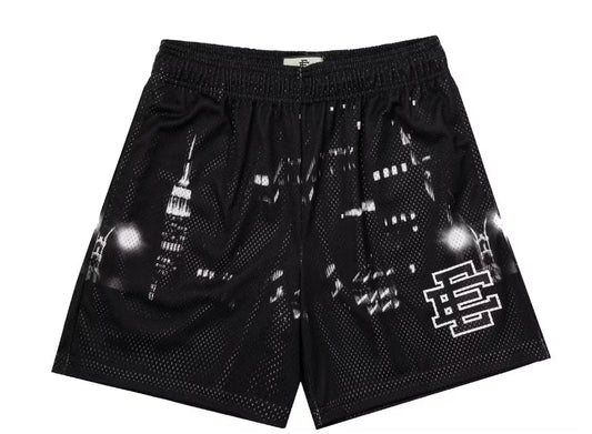 Eric Emanuel Black Skyline Shorts