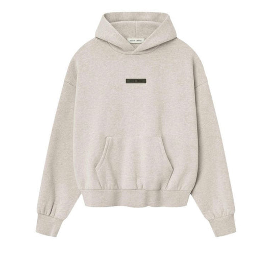 Essentials Fleece Hoodie Heather Stone