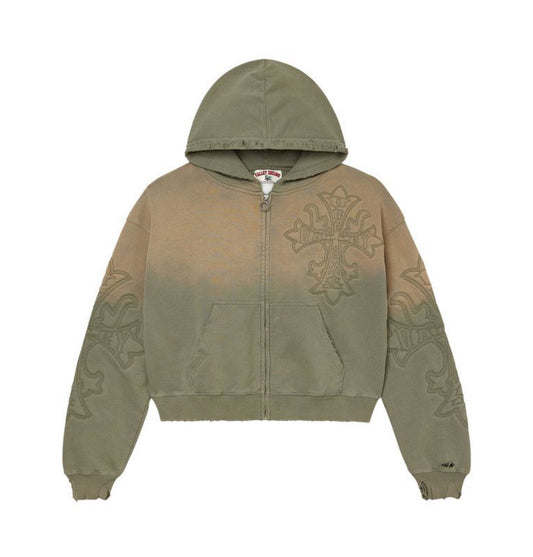 Vale Forever Carver Zip Up Green