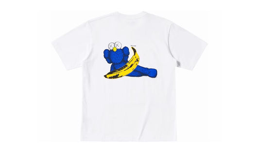 KAWS X Warhol UT Banana White Tee