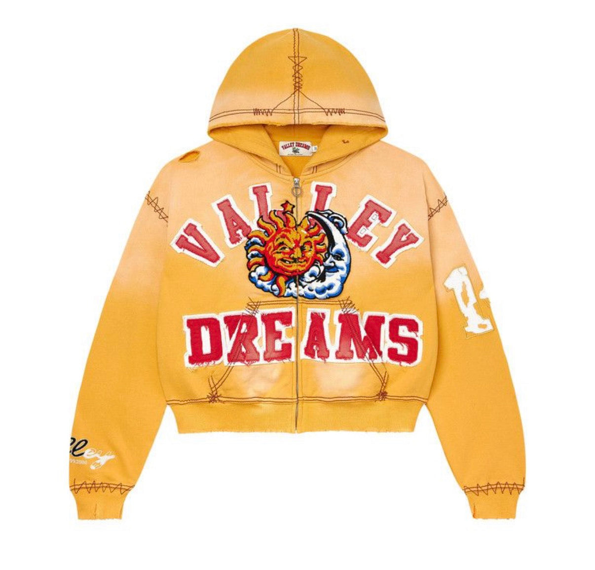 Vale Sunny Yellow Zip Up