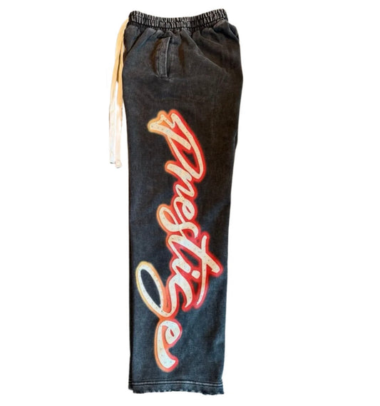 Black Prestige Sweatpants