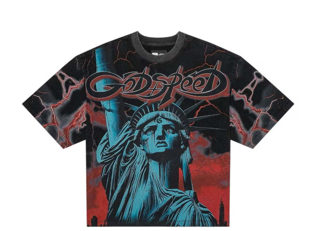 Godspeed Voltage Tee Red