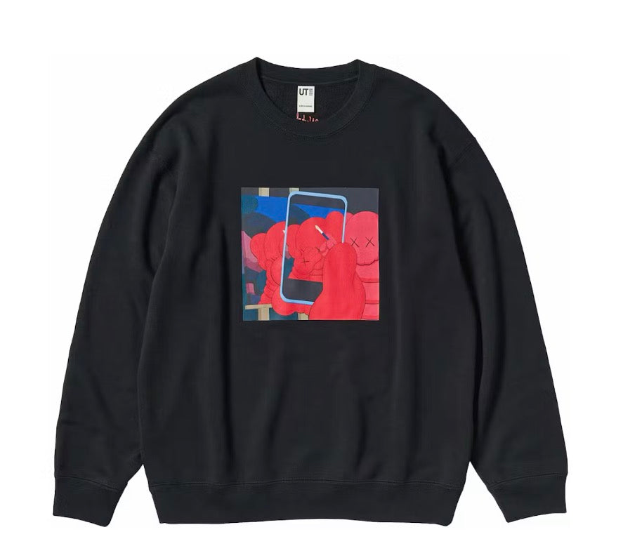KAWS x UNIQLO Crewneck Red/Black