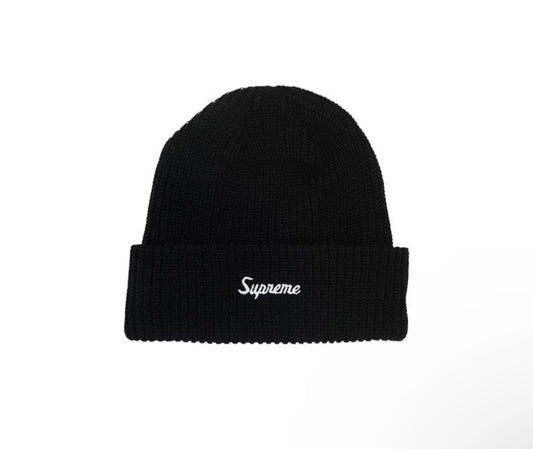 Supreme Loose Gauge Beanie Black