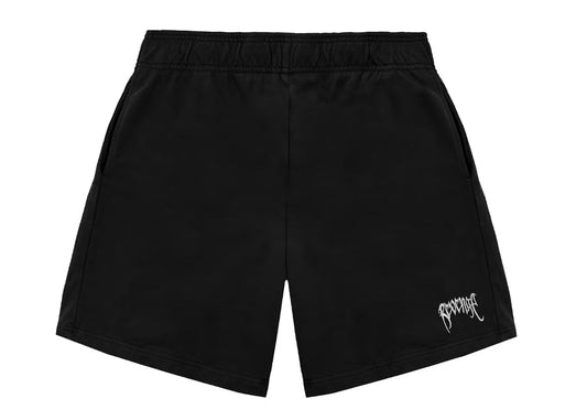 Revenge White Embroidered Shorts