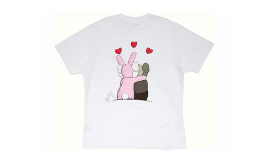 KAWS X Uniqlo Warhol Kisses White Tee