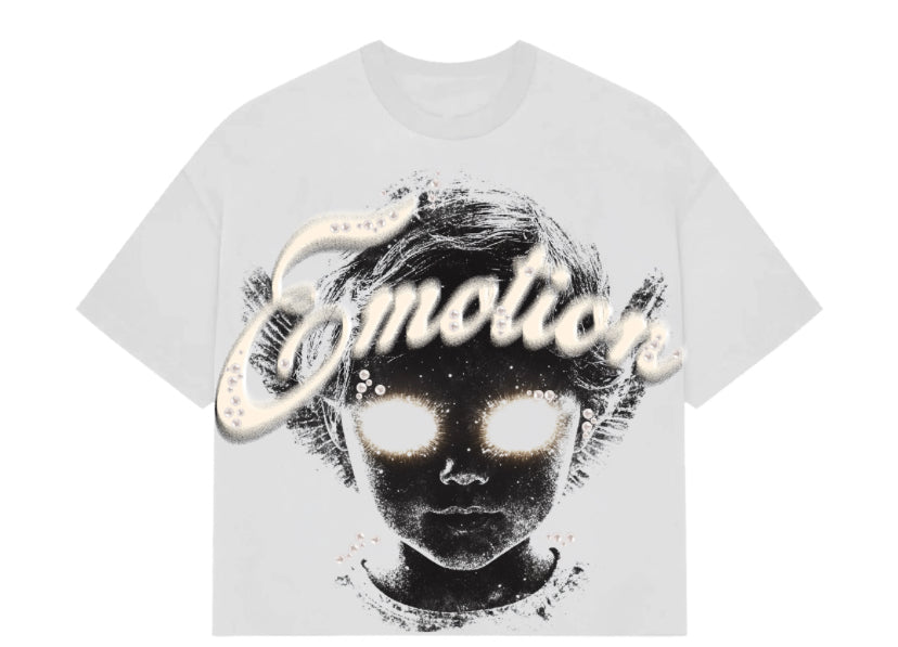 Mixed Emotion White Pearl Tee