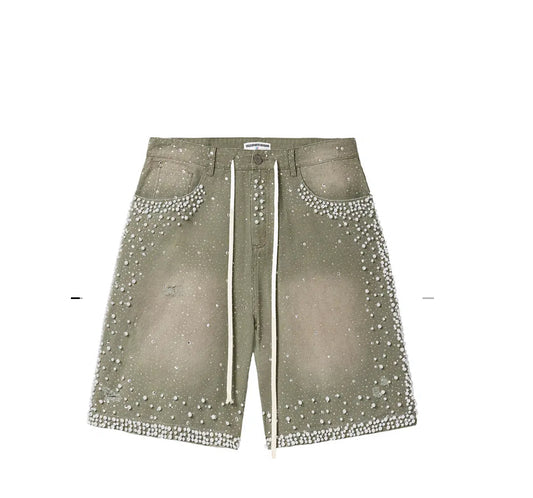Vale Forever Rainforest Seafoam Jorts