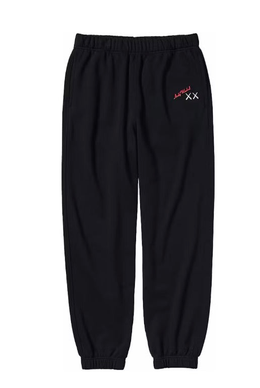 KAWS x UNIQLO Sweatpants Red/Black