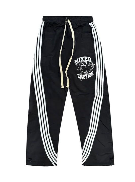 Mixed Emotions Black Track Pants