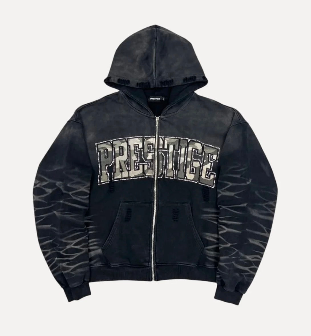 Prestige Eclipse Black Zip Up