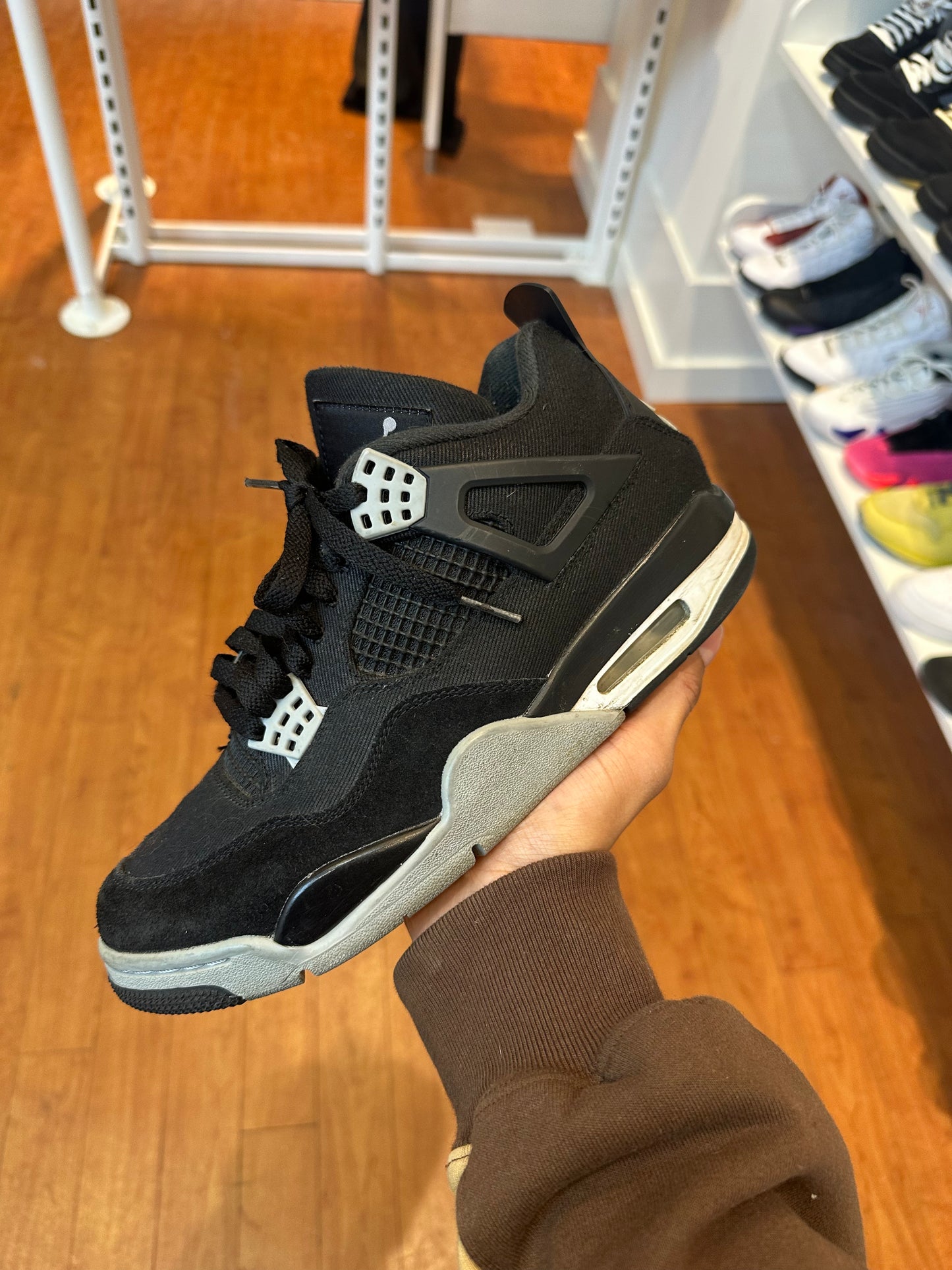 Jordan 4 Black Canvas (Used)